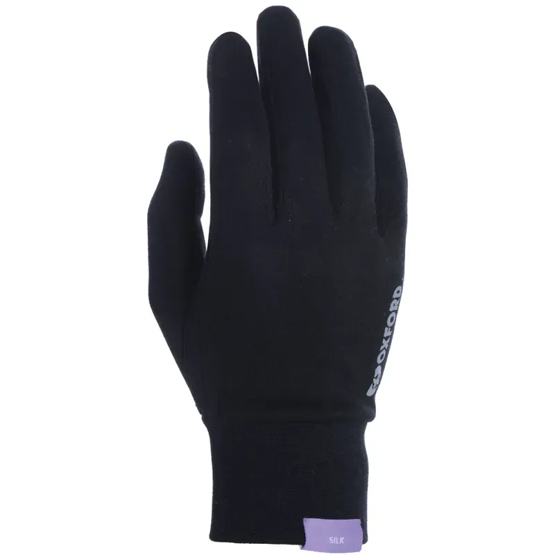 Oxford Deluxe Silk Gloves in Black