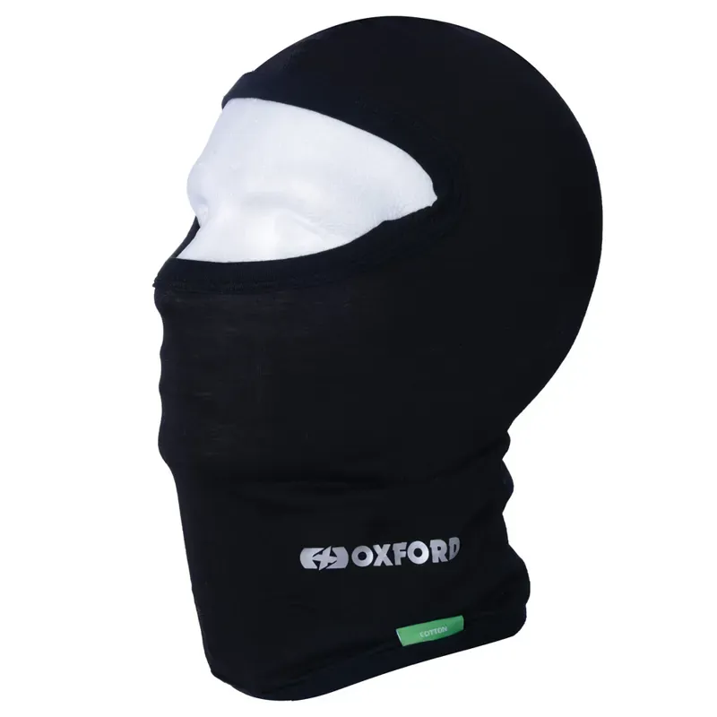 Oxford Cotton Balaclava in Black