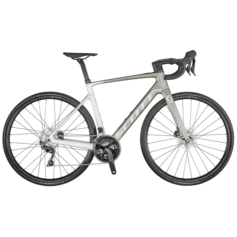 2021 Scott Addict eRIDE 20 Carbon Electric Road Bike in Grey