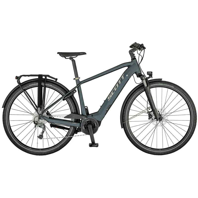 2021 Scott Sub Tour eRIDE 20 Electric Hybrid Bike in Blue