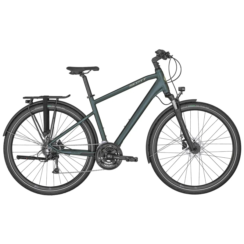 2022 Scott Sub Sport 30 Men's Hybrid Bike in Green