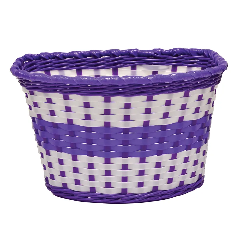 Oxford Kids Woven Basket in Purple