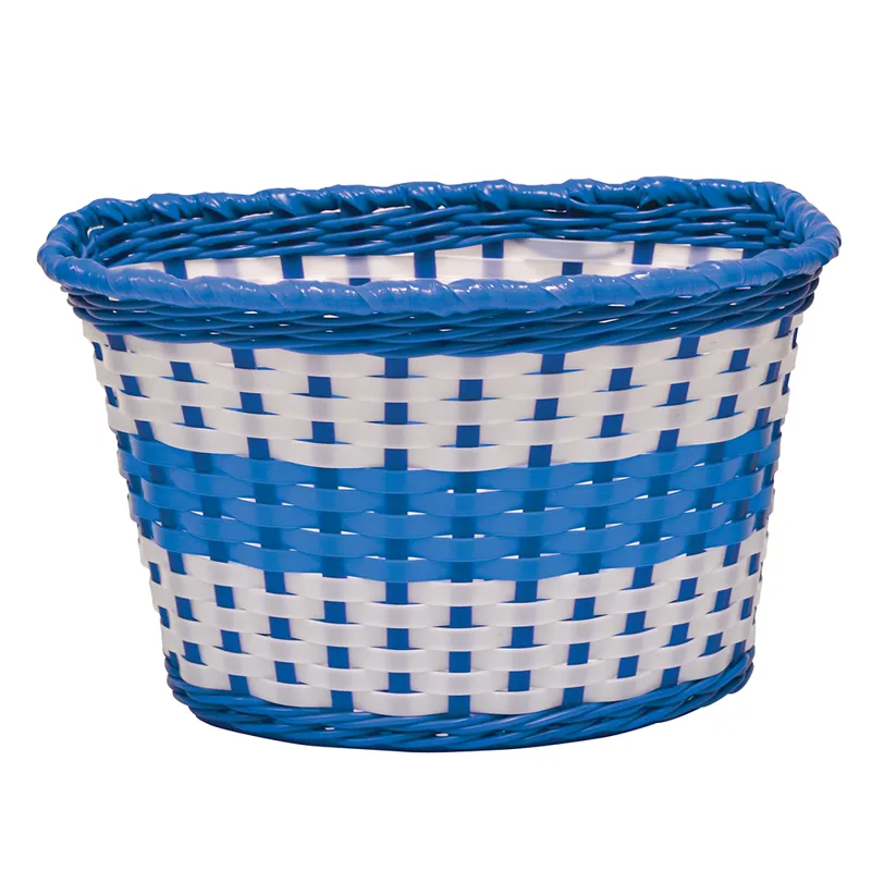 Oxford Junior Woven Basket in Blue