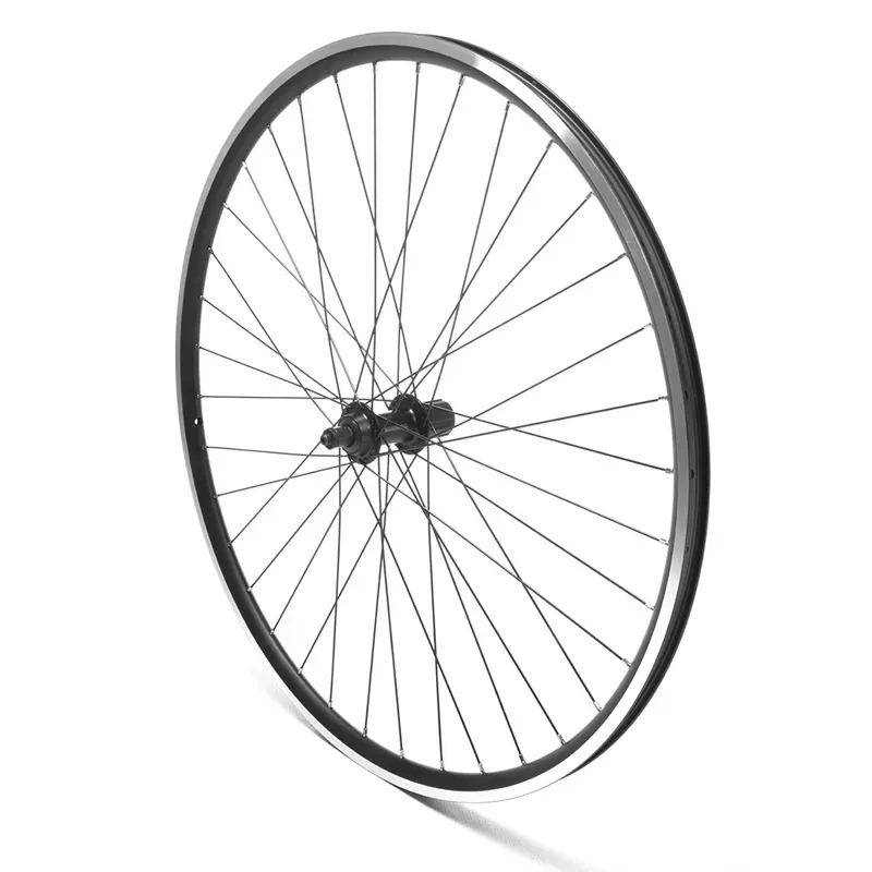 Rear Wheel 700c Hybrid Cassette Black D/Wall QR V- Brake