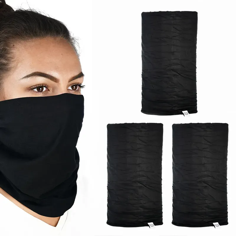 Oxford 3 Pack Comfy Neck Warmer in Black