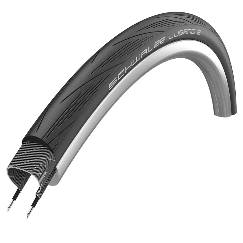 Schwalbe Lugano II Tyre - Endurance Wired 700x25c