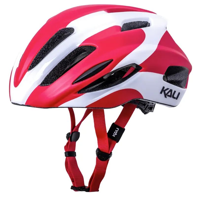 Kali Prime 2.0 Helmet in Race Gloss Red/White