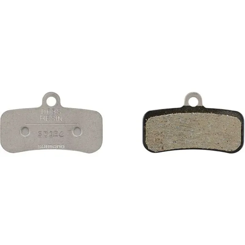 BRBX D03S Resin Pad/spg Steel Back Black pair