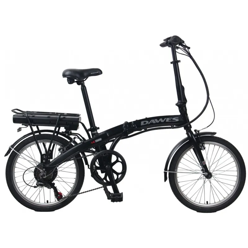 Dawes Curve 20in Electric Folding Bike in Black