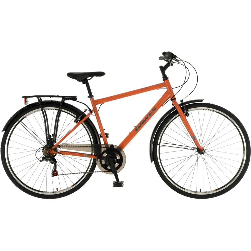 Dawes Sahara Urban Hybrid Bike in Orange