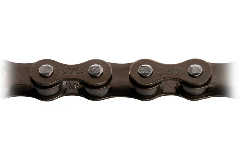 KMC Z1 Wide 112 Link Single Speed Chain in Brown