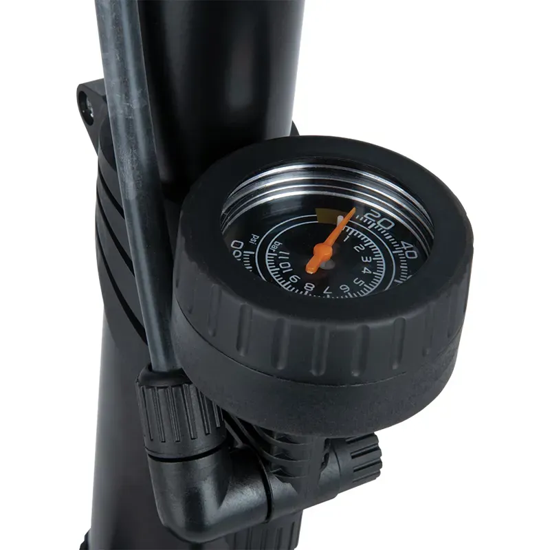 Oxford Airtrack Lite Floor Pump w/ Pressure Gauge in Black-2