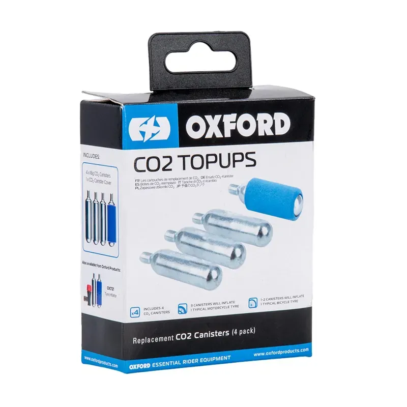 Oxford CO2 Topup 4-pack in Silver-1