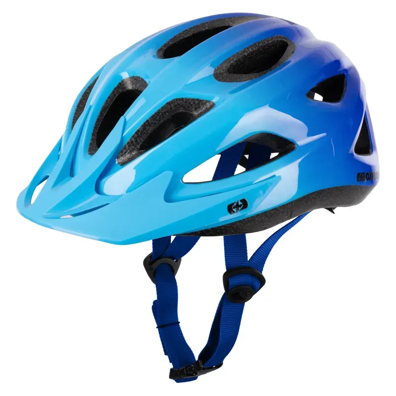 Oxford Helio 52-57cm Junior Cycle Helmet in Gloss Blue