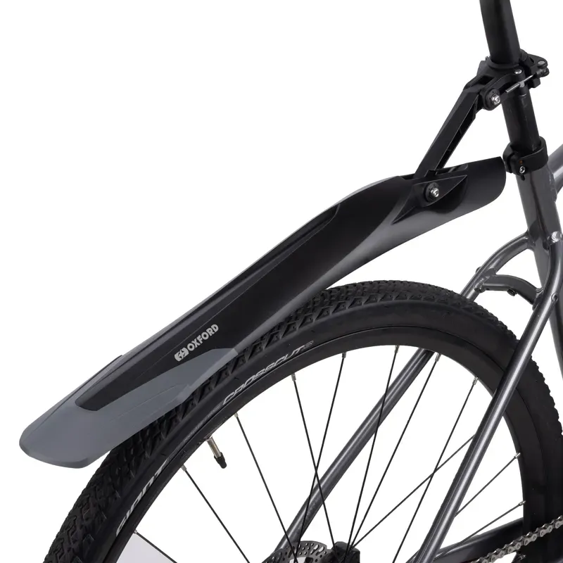 Oxford Mudstop MTN XL Rear Mudguard in Black-1
