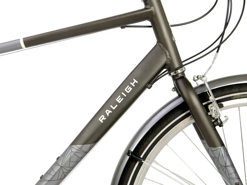 2020 Raleigh Pioneer Crossbar Hybrid Bike in Grey-6