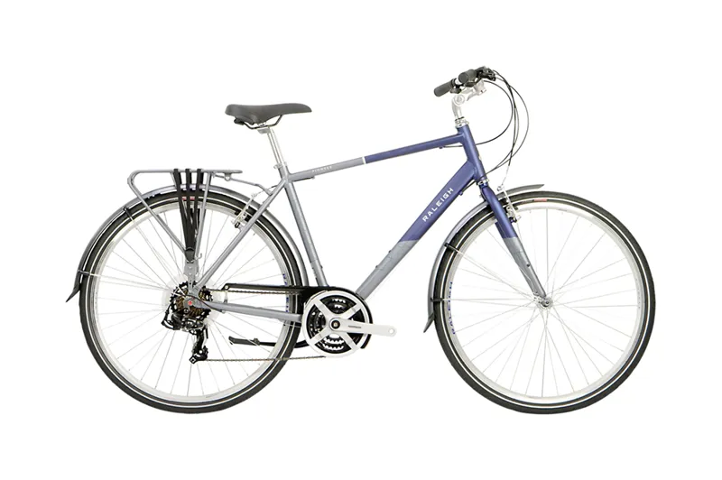 2020 Raleigh Pioneer Tour Crossbar Hybrid Bike in Silver