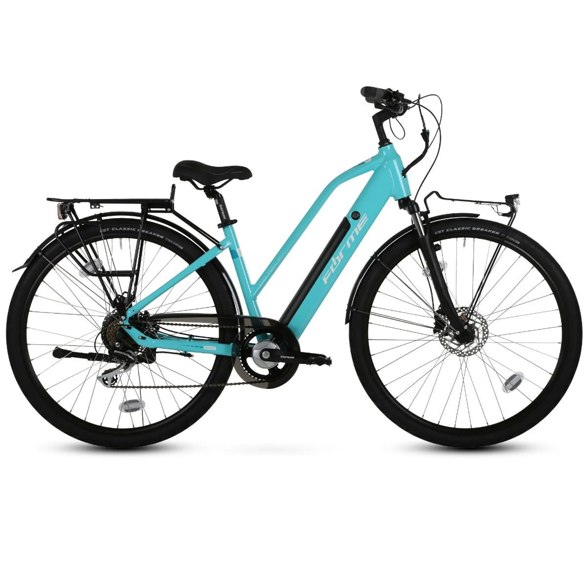 Forme Cycle Forme Peak Trail 3 ELS Electric Hybrid Bike in Blue