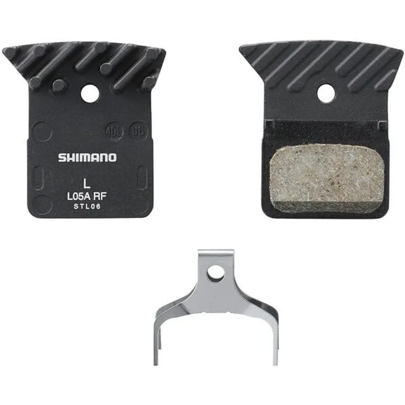 BRBX L05A Resin Pad-spg Alloy Back W-Fin Black one size