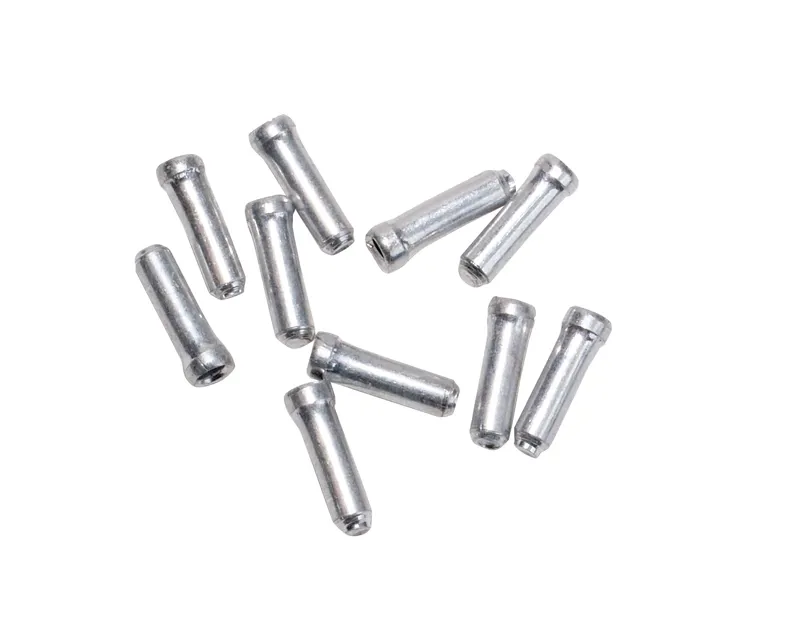 Weldtite Brake Cable End Tidys  Silver 1.8mm