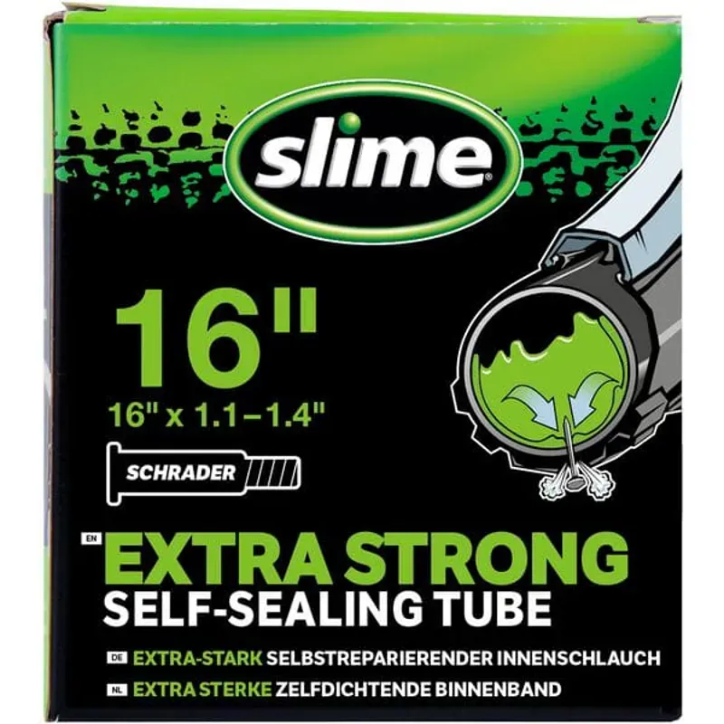 TUBE SLIME 16 Schrader Black 16 x 1.1 - 1.4 inches
