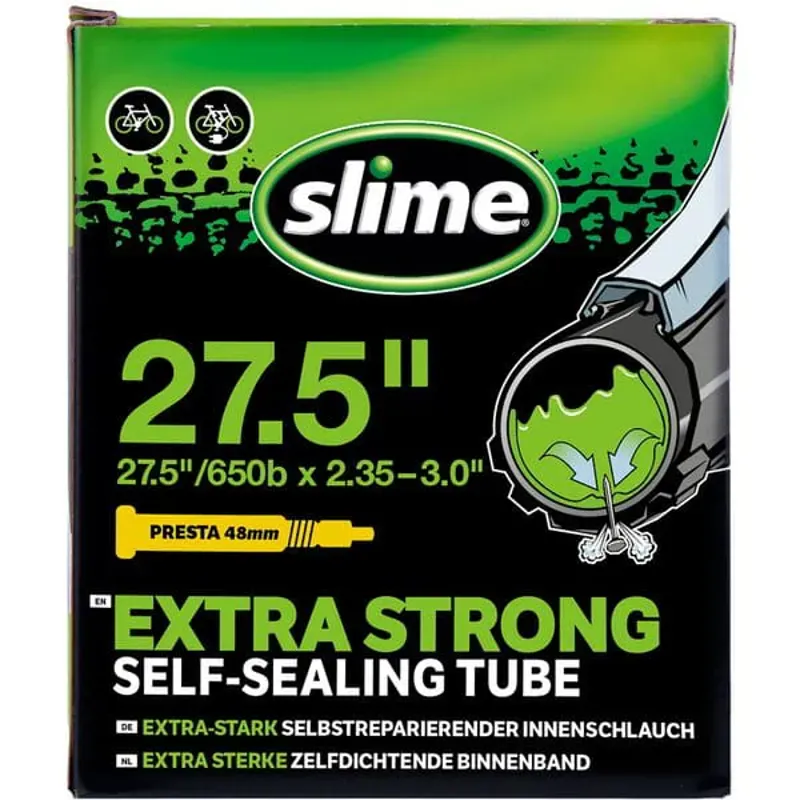 TUBE SLIME 27.5 Presta Black 27.5 x 2.35 - 3.0 inches